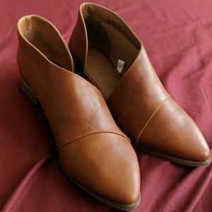 Cutout Brown Booties!